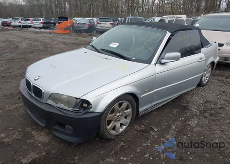 2002 BMW 325Ci z USA, uszkodzony, nr VIN WBABS33452PG86694